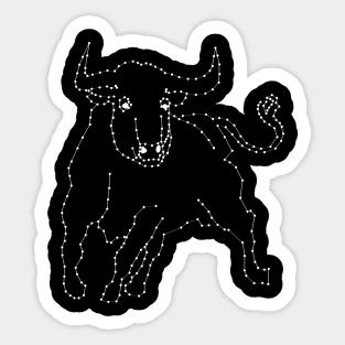 Star sign Bull Sticker